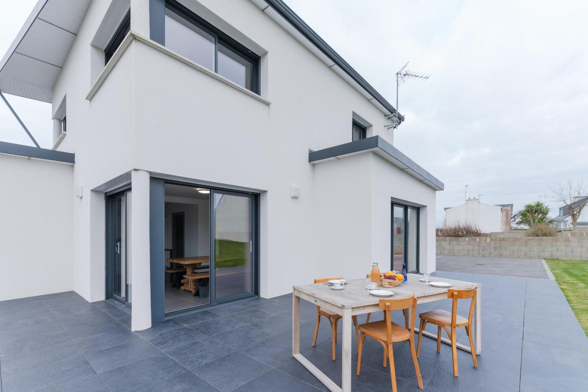 Ker Stivell - Superbe Maison Neuve A 2 Pas De La Mer Villa Landunvez Exterior photo